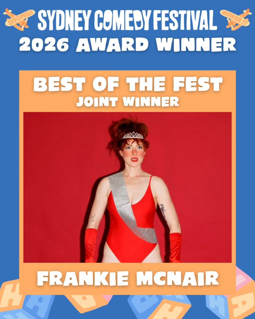 Frankie McNair wins Sydney’s Best of the&nbsp;Fest